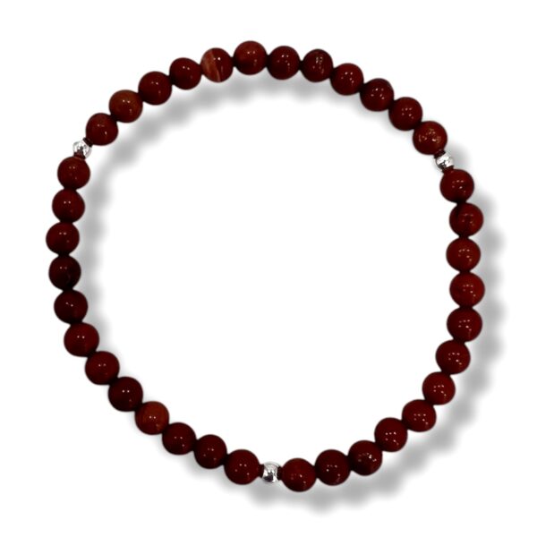 PULSERA JASPE ROJO